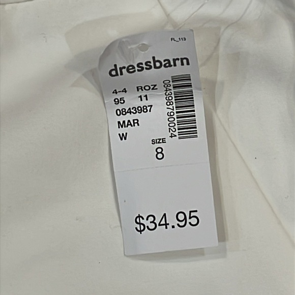 ROZ & ALI  beautiful Royal Blue Ankle  pant Size 8 zipper design side bottom leg - Picture 11 of 16